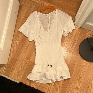 PRINCESS POLLY WHITE SUMMER DRESS